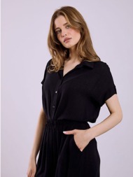 πουκάμισο μονόχρωμο από βισκόζη sq8011.3284+1