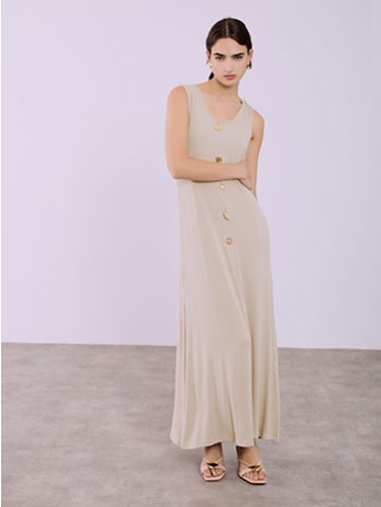 φόρεμα μάξι με διακοσμητικά στοιχεία sq9844.8605+3