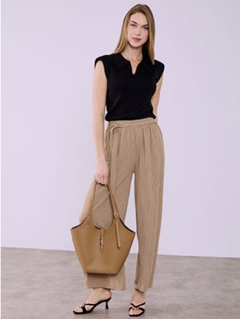 παντελόνα ριγέ με δέσιμο sq1430.1886+2