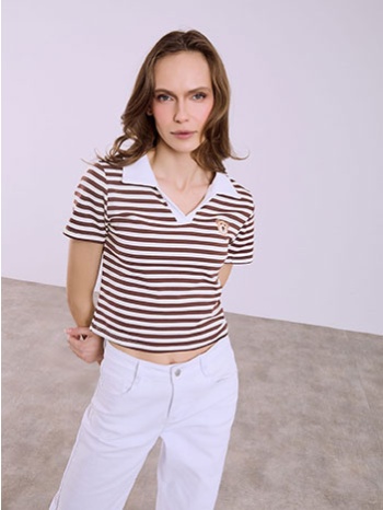 μπλούζα ριγέ με αρκουδάκι sq7642.4096+3