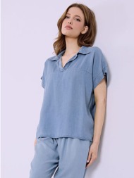 μπλούζα με γιακά sq7866.4198+2