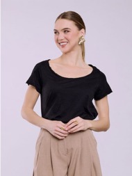 t-shirt με καμπύλη στο τελείωμα sq9489.4163+5