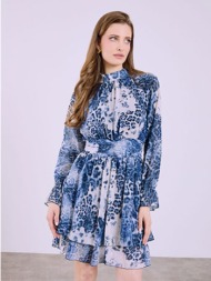 φόρεμα μίνι λεοπάρ με ...