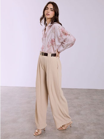 παντελόνι με ανάγλυφο ύφασμα sq7569.1852+3