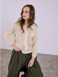 ζακέτα διάτρητη με κουκούλα sq7693.5615+4