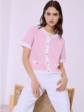 ζακέτα δίχρωμη sq1738.5121+6