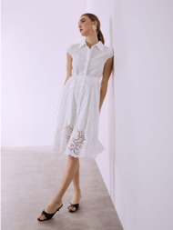 σεμιζιέ φόρεμα βαμβακερό ...