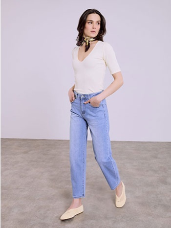 τζιν baggy ψηλόμεσο sq1628.1189+1