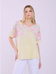 μπλούζα με φλοράλ λεπτομέρειες sq7834.4642+2