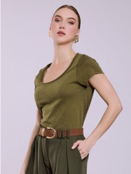 t-shirt με καμπύλη στο τελείωμα sq9489.4163+4
