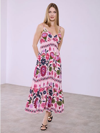 φόρεμα μάξι με λουλούδια sq9844.8537+3