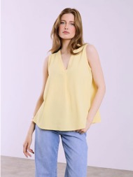 μπλούζα αμάνικη με πιέτα ...