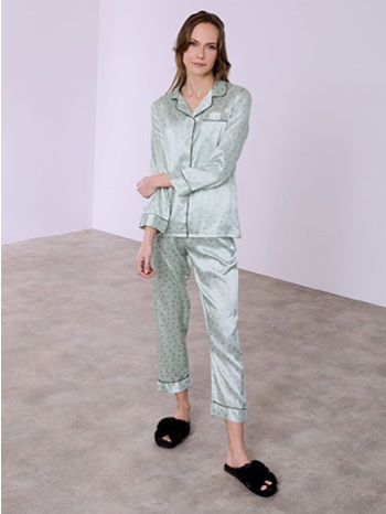 σετ πιτζάμας με λαστιχάκι μαλλιών sq9858.0867+3 σε προσφορά