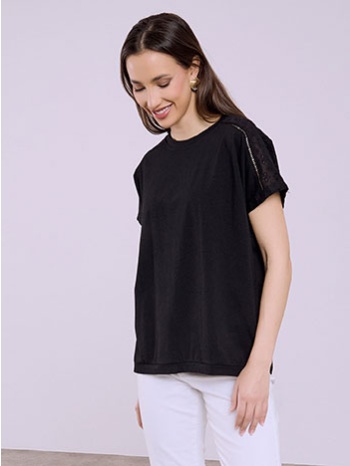 μπλούζα με κεντητές διάτρητες λεπτομέρειες sq7616.4975+3