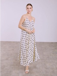 φόρεμα μάξι πουά sq7633.8569+3