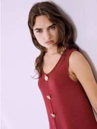 φόρεμα μάξι με διακοσμητικά στοιχεία sq9844.8605+4