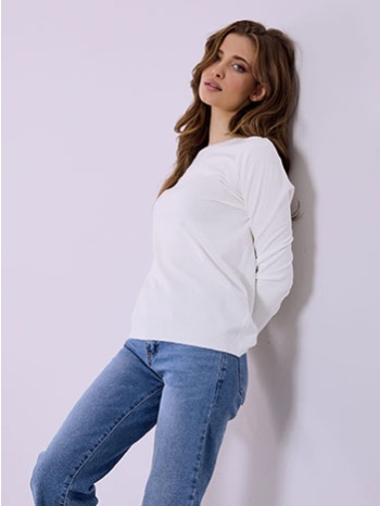 πουλόβερ μονόχρωμο με απαλή υφή sq1738.4886+1 σε προσφορά