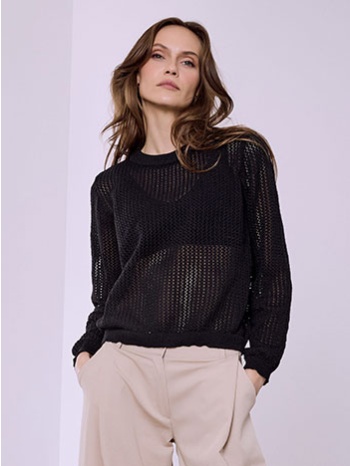 μπλούζα διάτρητη πλεκτή sq7693.4616+1 σε προσφορά