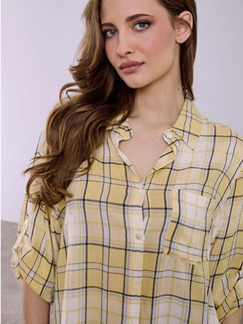 πουκάμισο καρό με strass sq7948.3908+2 σε προσφορά