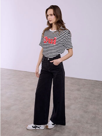 τζιν wide leg με βαμβάκι sq1628.1030+1