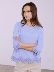 μπλούζα με τρία τέταρτα μανίκι sq7616.4924+2