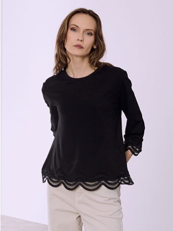 μπλούζα με τρία τέταρτα μανίκι sq7616.4924+3