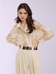 πουκάμισο ριγέ με λουλούδια sq7569.3643+2