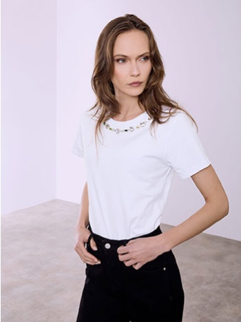 t-shirt με strass πέτρες sq7561.4093+1