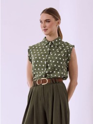 πουκάμισο πουά αμάνικο sq7948.3023+4