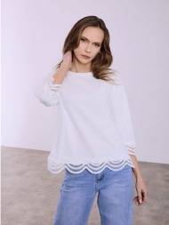 μπλούζα με τρία τέταρτα μανίκι sq7616.4924+1