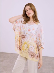 μπλούζα φλοράλ oversized sq7570.4871+1