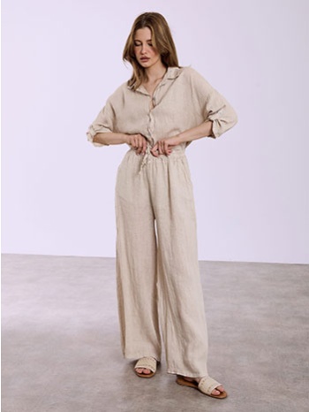 παντελόνα λινή sq7587.1531+4