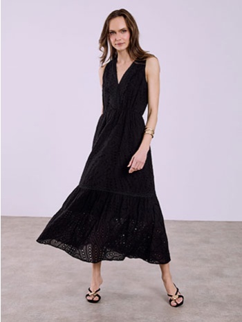 φόρεμα κεντητό με διάτρητες λεπτομέρειες sq7693.8587+2