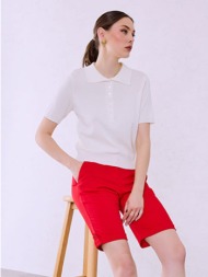 βερμούδα με γυριστό τελείωμα sq7911.1701+2