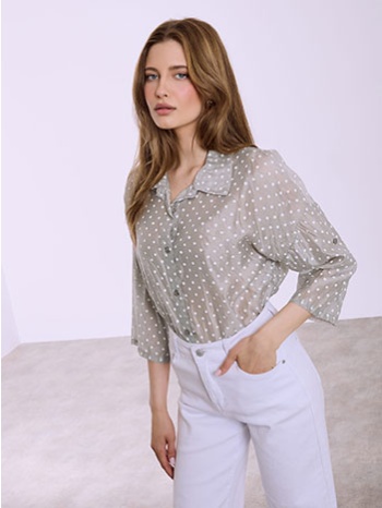 πουκάμισο με πουά sq7569.3323+3