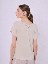 μπλούζα με ντραπέ λαιμόκοψη sq7570.4087+4