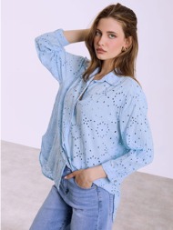 πουκάμισο κεντητό βαμβακερό sq7751.3276+2