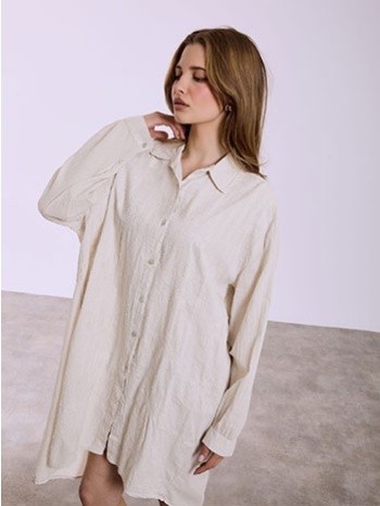 σεμιζιέ φόρεμα με ανάγλυφο πουά sq7751.8723+2