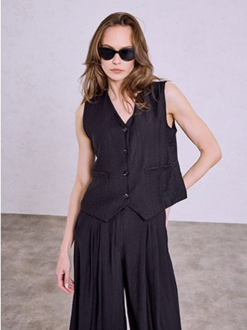 γιλέκο με ανάγλυφο ύφασμα sq7732.5531+1