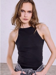 μπλούζα ριπ με halter λαιμόκοψη sq2022.4462+2