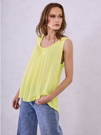 μπλούζα αμάνικη μονόχρωμη sq7587.4206+2