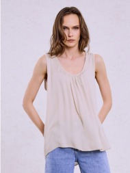 μπλούζα αμάνικη μονόχρωμη sq7587.4206+3