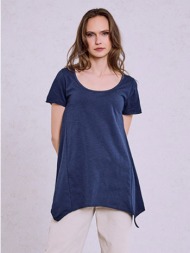 μπλούζα με ασύμμετρο τελείωμα sq9489.4670+7