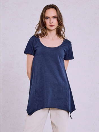 μπλούζα με ασύμμετρο τελείωμα sq9489.4670+7