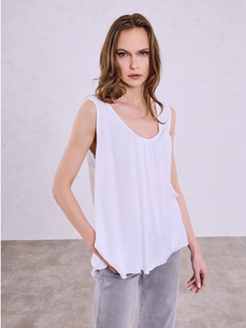 μπλούζα αμάνικη μονόχρωμη sq7587.4206+1