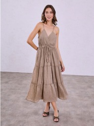 φόρεμα μάξι από βαμβάκι ...