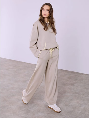 φόρμα wide leg με ρίγα στο πλάι sq7880.1058+2 σε προσφορά