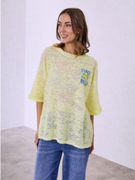 μπλούζα ανάγλυφη με ...