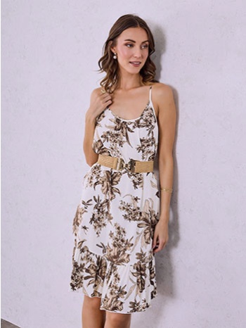 φόρεμα με βολάν στο τελείωμα sq9844.8139+2