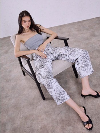 τζιν balloon με animal print sq1802.1279+1